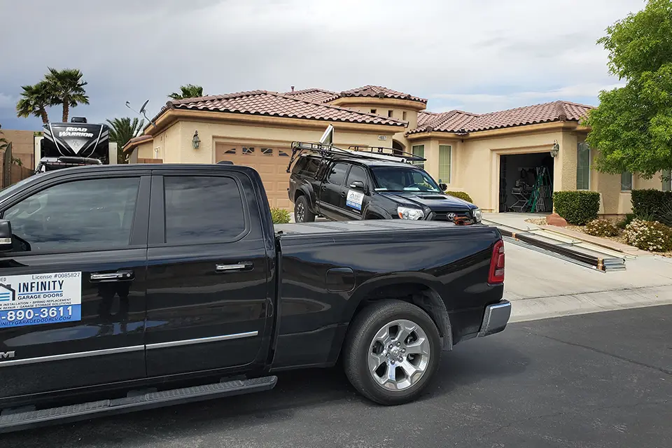 garage door installation in centennial hills with infinity garage door