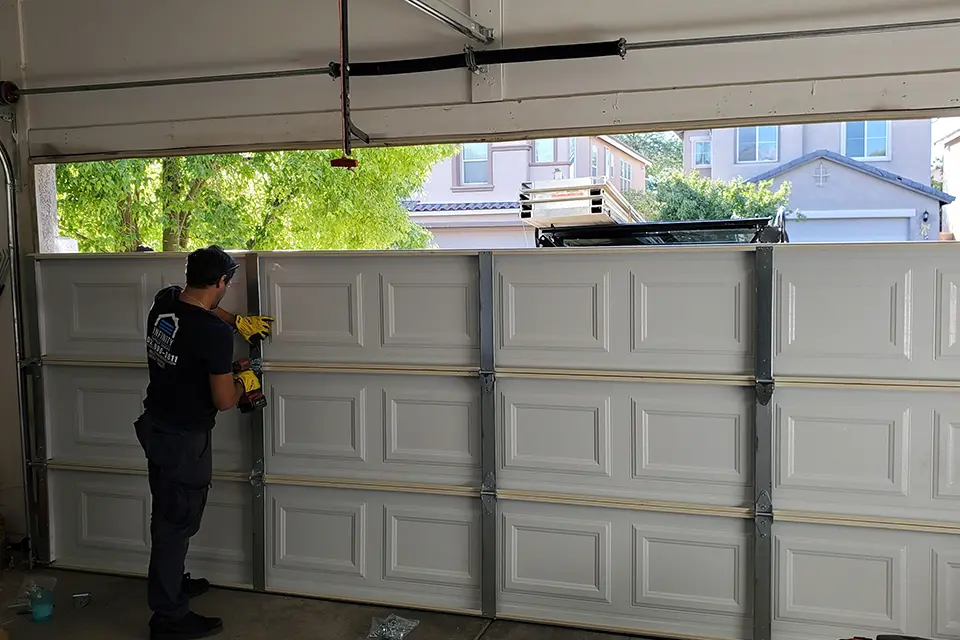 Raised Panel Garage Door in Las Vegas