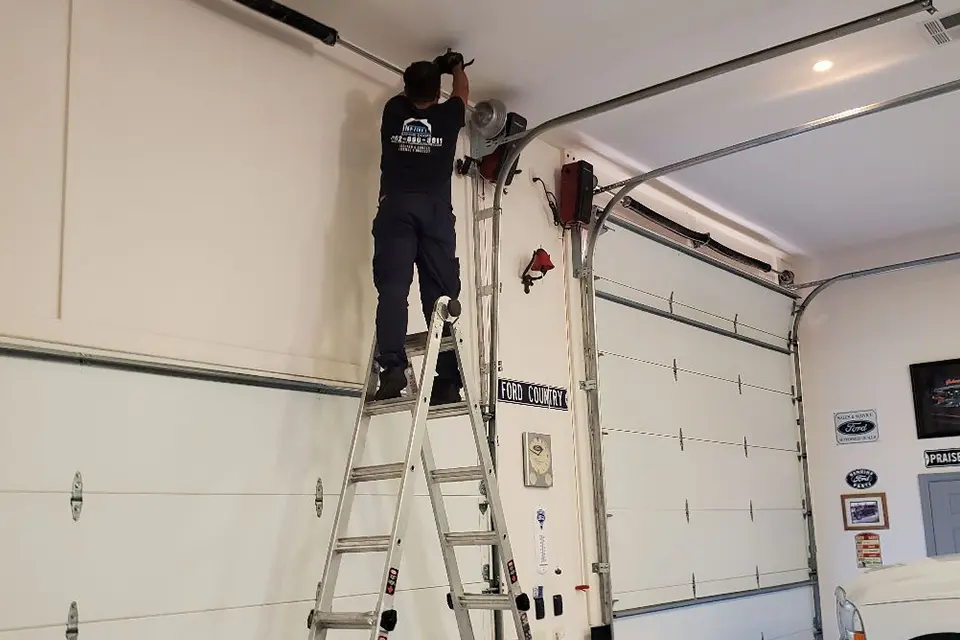 Traditional Steel Garage Door Installed in a Las Vegas Home