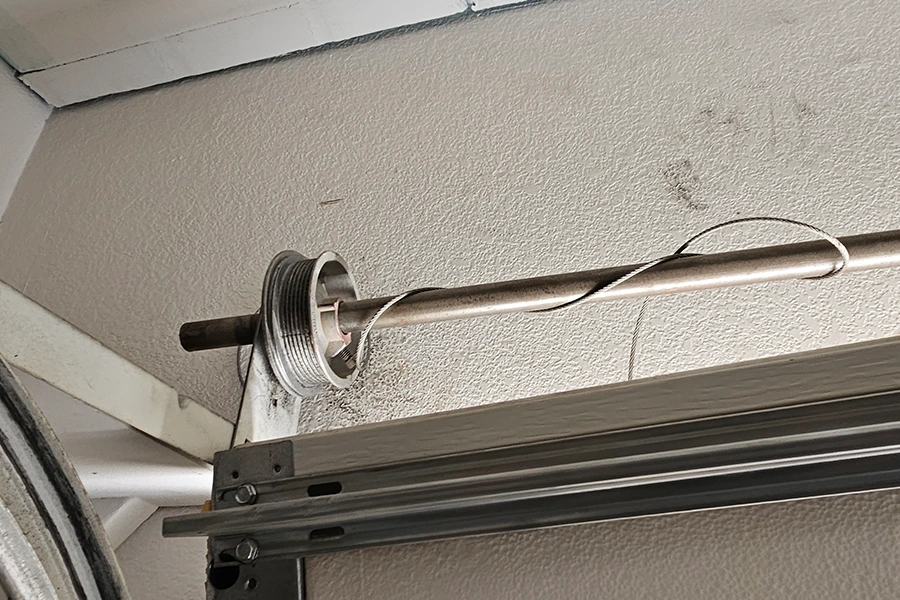 Garage door cable off the drum