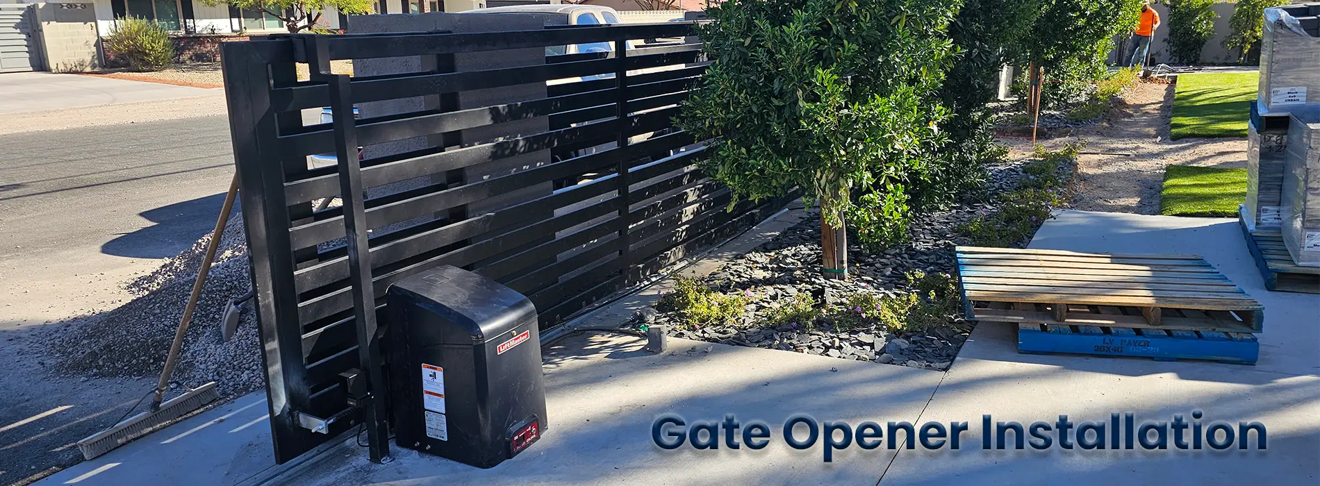 Automatic gate opener installation Las Vegas