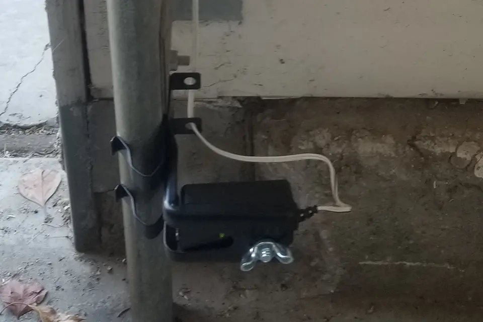 Align Garage Door Sensors with String