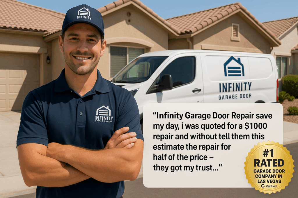 Best garage door company in Las Vegas - trusted & insured and bonded