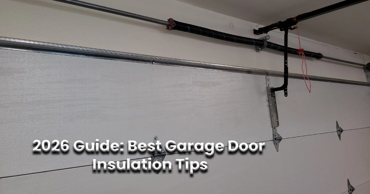 Best garage door insulation guide for Las Vegas 2026 comparing Polystyrene vs Polyurethane R-values for extreme desert heat efficiency.